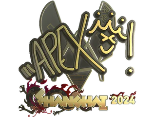 Sticker | apEX (Gold) | Shanghai 2024