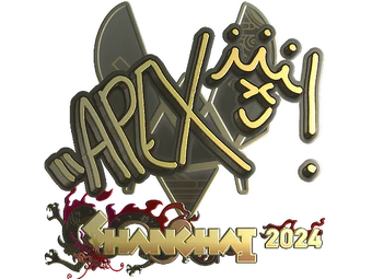 Sticker | apEX (Gold) | Shanghai 2024 image