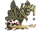 Sticker | apEX (Gold) | Shanghai 2024 image