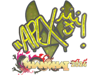 Sticker | apEX (Glitter) | Shanghai 2024 image