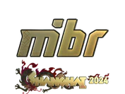 Sticker | MIBR (Gold) | Shanghai 2024 image