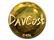 Sticker | DavCost (Gold) | Katowice 2019 image