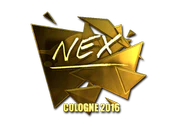 Sticker | nex (Gold) | Cologne 2016 image