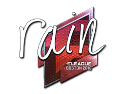 Sticker | rain (Foil) | Boston 2018 image