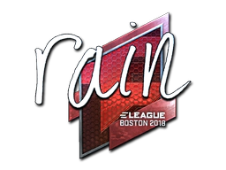 Sticker | rain (Foil) | Boston 2018 image