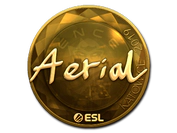 Sticker | Aerial (Gold) | Katowice 2019 image