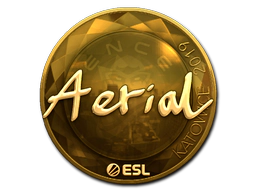 Sticker | Aerial (Gold) | Katowice 2019 image