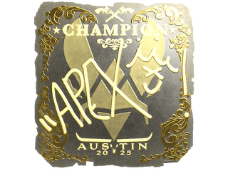 Sticker | apEX (Gold, Champion) | Austin 2025