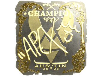 Sticker | apEX (Gold, Champion) | Austin 2025 image