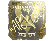 Sticker | apEX (Gold, Champion) | Austin 2025 image
