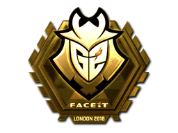 Sticker | G2 Esports (Gold) | London 2018 image