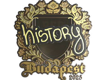 Sticker | History (Gold) | Budapest 2025 image