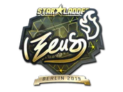 Sticker | Zeus (Gold) | Berlin 2019 image