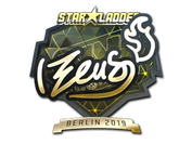 Sticker | Zeus (Gold) | Berlin 2019 image