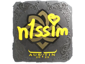Sticker | n1ssim (Foil) | Austin 2025 image
