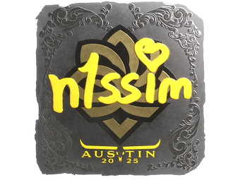 Sticker | n1ssim (Foil) | Austin 2025 image