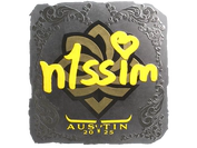 Sticker | n1ssim (Foil) | Austin 2025 image