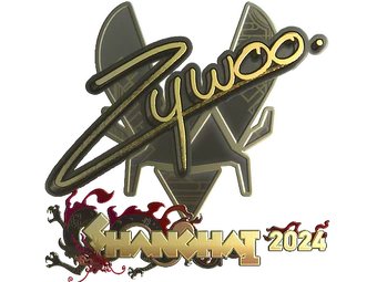 Sticker | ZywOo (Gold) | Shanghai 2024 image