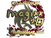 Sticker | magixx (Gold, Champion) | Shanghai 2024 image