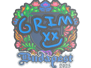 Sticker | Grim (Embroidered) | Budapest 2025