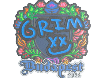 Sticker | Grim (Embroidered) | Budapest 2025 image