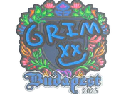 Sticker | Grim (Embroidered) | Budapest 2025 image