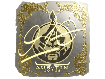 Sticker | 910 (Gold) | Austin 2025 image