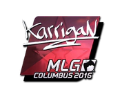 Sticker | karrigan (Foil) | MLG Columbus 2016 image