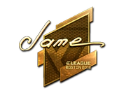 Sticker | Jame (Gold) | Boston 2018 image