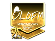 Sticker | olofmeister (Gold) | Cluj-Napoca 2015 image