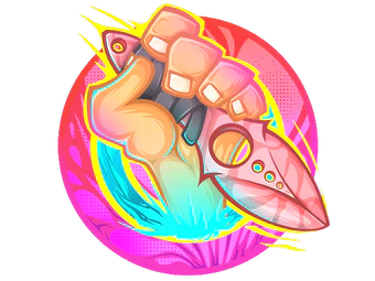 Sticker | Skelly Stabby image