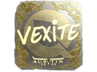 Sticker | vexite (Gold) | Austin 2025
