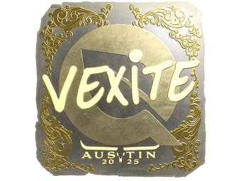 Sticker | vexite (Gold) | Austin 2025 image
