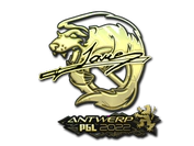 Sticker | Jame (Gold) | Antwerp 2022 image
