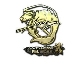 Sticker | Jame (Gold) | Antwerp 2022 image