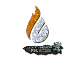 Sticker | Copenhagen Flames (Glitter) | Antwerp 2022 image