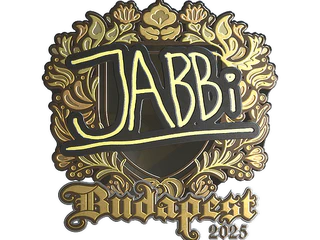 Sticker | jabbi (Gold) | Budapest 2025
