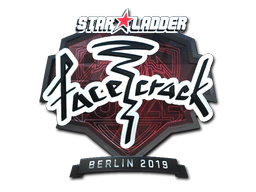 Sticker | facecrack (Foil) | Berlin 2019 image