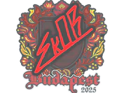 Sticker | sk0R | Budapest 2025 image