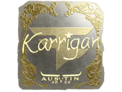 Sticker | karrigan (Gold) | Austin 2025 image