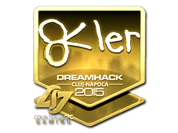 Sticker | reltuC (Gold) | Cluj-Napoca 2015 image