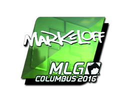 Sticker | markeloff (Foil) | MLG Columbus 2016 image