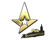 Sticker | Astralis (Gold) | Stockholm 2021 image