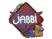 Sticker | jabbi (Glitter) | Rio 2022 image