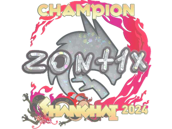 Sticker | zont1x (Glitter, Champion) | Shanghai 2024 image