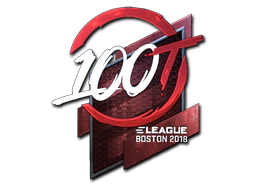 Sticker | 100 Thieves (Foil) | Boston 2018 image