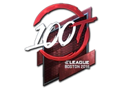 Sticker | 100 Thieves (Foil) | Boston 2018 image