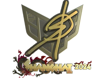 Sticker | degster (Gold) | Shanghai 2024 image