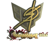 Sticker | degster (Gold) | Shanghai 2024 image