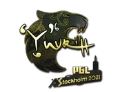 Sticker | yuurih (Gold) | Stockholm 2021 image